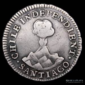 Chile.  1/2 Real 1834 I. ... 