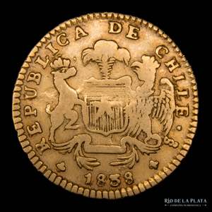 Chile. 2 Escudos 1838 ... 