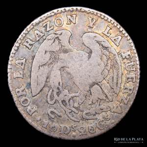 Chile.  1 Real 1838 IJ. AG.902, 20.0mm; ... 