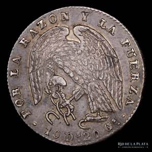 Chile.  2 Reales 1846/5 IJ. AG.902, 23.5mm, ... 