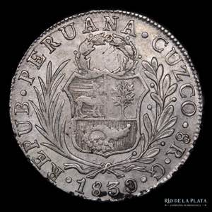 Perú.  8 Reales 1830 G ... 