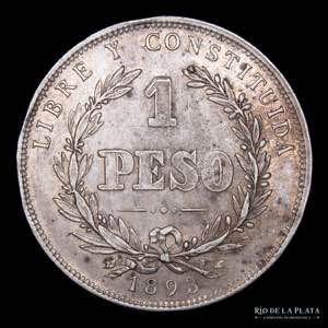 Uruguay. 1 Peso 1893. ... 