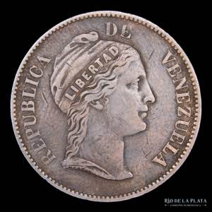 Venezuela. 1 Centavo 1863. CU, 25.0 mm; ... 