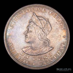 El Salvador. 1 Peso 1904. AG.900, 37.0mm; ... 