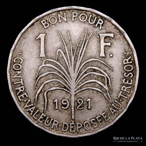Guadalupe. 1 Franc 1921. ... 