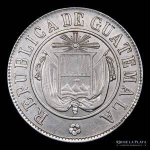 Guatemala. 50 Centavos 1870 R. Acuñación ... 