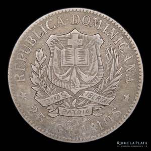 República Dominicana. 1 Peso 1897 A. ... 