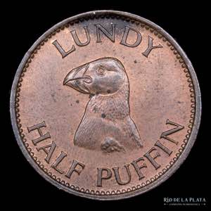 Lundy. 1/2 Puffin 1929. ... 