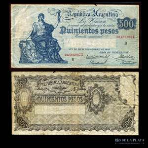 Argentina. Caja Conversión. 500 Pesos 1897. ... 