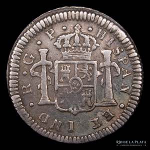 Guatemala. Carlos III (1759-1788) 1/2 Real ... 