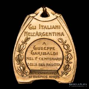Argentina. Lote de 2. A Garibaldi 1907. ... 