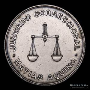 Paraguay. Medalla de Juez Correcional Matias ... 