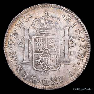 Lima. Carlos III (1759-1788). 2 Reales 1780 ... 