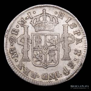 Lima. Carlos III (1759-1788). 2 Reales 1787 ... 