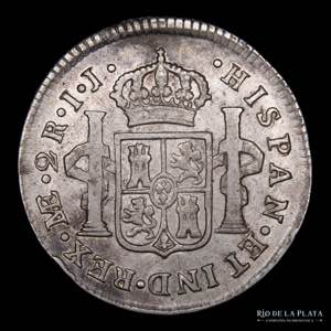 Lima. Carlos IV (1759-1788) 2 Reales 1791 ... 