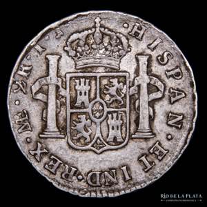 Lima. Carlos IV (1759-1788) 2 Reales 1796 ... 