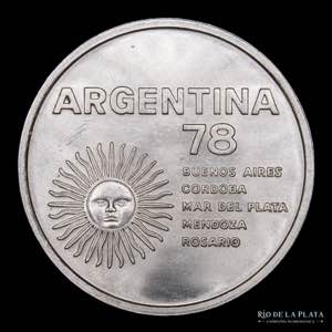 Argentina. 3000 Pesos 1977. World Football ... 
