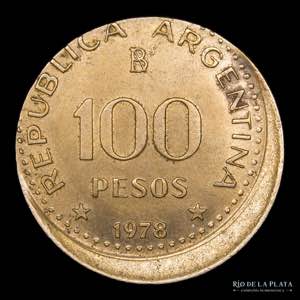 Argentina. Serie Pesos Ley - 100 Pesos 1978 ... 