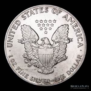 Estados Unidos. 1 Dollar American Silver ... 