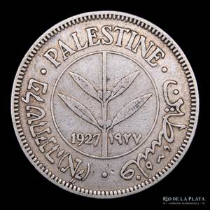 Palestina Británica. 50 Mills 1927. AG.720; ... 