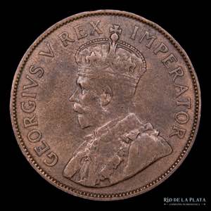 Sudáfrica. Jorge V. 1 Penny 1930. CU; ... 
