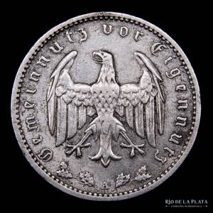 Alemania. 1 Reichsmark 1936 A. Cu-Ni; ... 