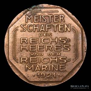 Alemania. Weimar. 1921. Medalla de la ... 
