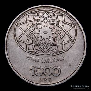 Italia. 1000 Lira 1970 (Centennial of Rome ... 
