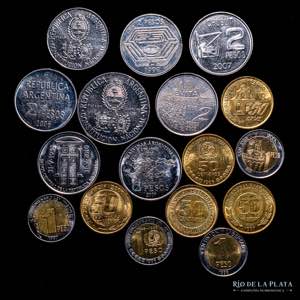Argentina. Lote x 17 monedas conmemorativas ... 