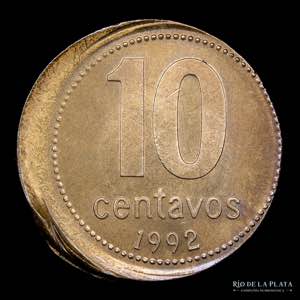 Argentina. Error. 10 Centavos 1992. ... 