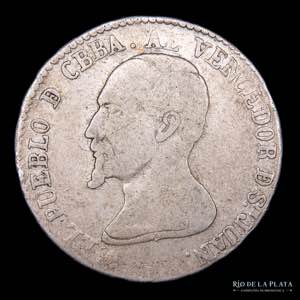 Bolivia. 4 Soles 1861. Medalla Monetaria. ... 