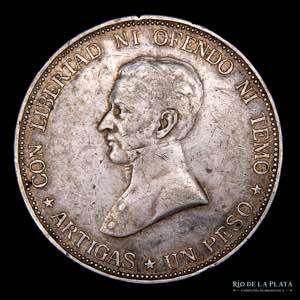Uruguay. 1 Peso 1917. AG.900, 37mm; 25.09g. ... 