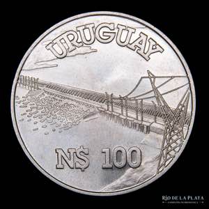 Uruguay. 100 Nuevos Pesos 1981. Salto ... 