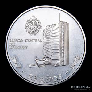 Uruguay. 25.000 Nuevos Pesos 1992. AG.900; ... 