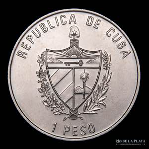 Cuba. 1 Peso 1999. 40 Aniversario de la ... 