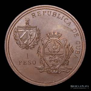 Cuba.  1 Peso 1993. San Jacobi 478 ... 