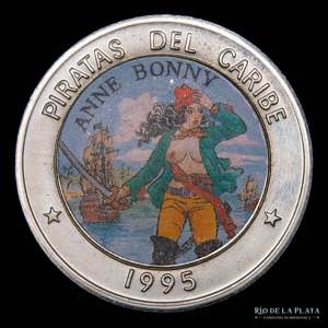 Cuba. 1 Peso 1995. Piratas del ... 