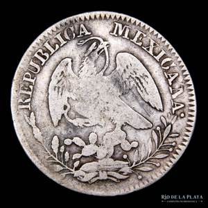 México. 2 Reales 1842 Zs OM. AG.903; 27mm; ... 