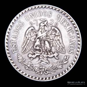 México. 1 Peso 1924. AG.720; 34.0mm; ... 