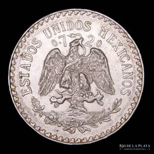 México. 1 Peso 1934. AG.720; 34.0mm; 16.6g; ... 