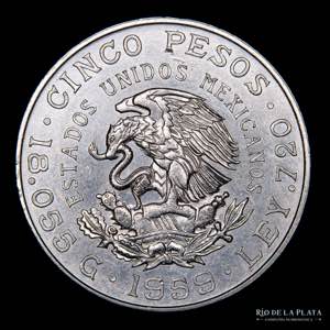 México. 25 Pesos 1968. Olympic Games. ... 