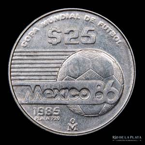 México. 25 Pesos 1985. ... 