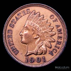 USA. 1 Penny 1901. ... 