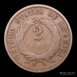 USA. 2 Cents 1868. Union ... 