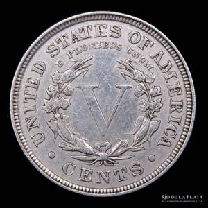 USA. 5 Cents 1901. Liberty Nickel. Cu-Ni; ... 