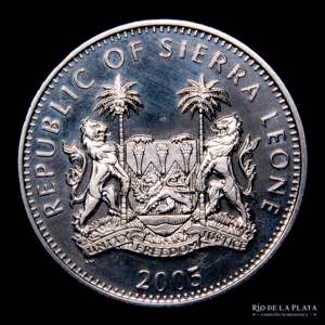 Sierra Leona. 1 Dollar 2006. Jirafa. Corona. ... 