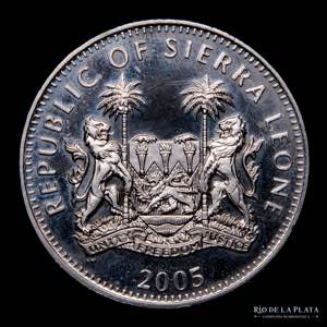Sierra Leona. 1 Dollar 2006. Cocodrilo. ... 