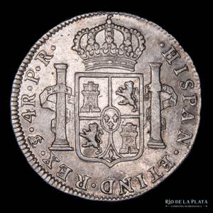 Potosí. Carlos IV (1788-1808) 4 Reales 1790 ... 