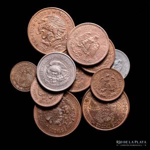 México. Lote x 12 monedas 1910 a 1973. ... 