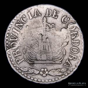 Argentina. Córdoba. 2 Reales 1849. AG.750;. ... 